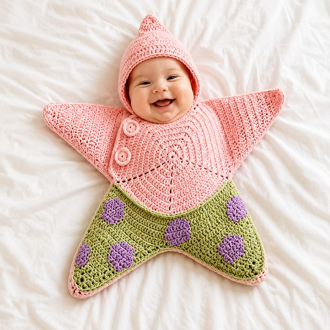 Baby Crochet Star Blanket.