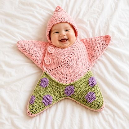 Baby Crochet Star Blanket.